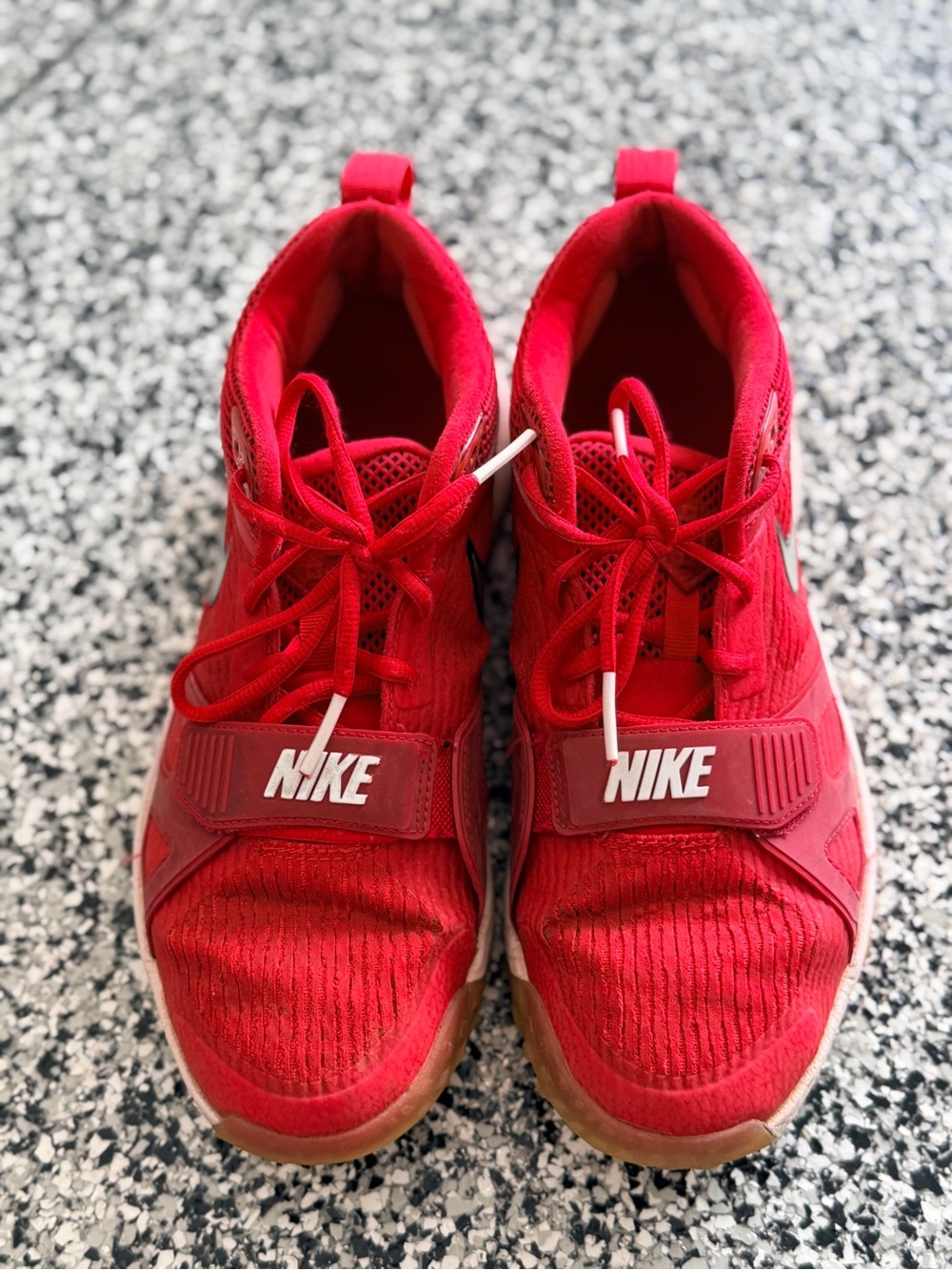 Nike Red Men’s Baseball Turf Shoes/Cleats